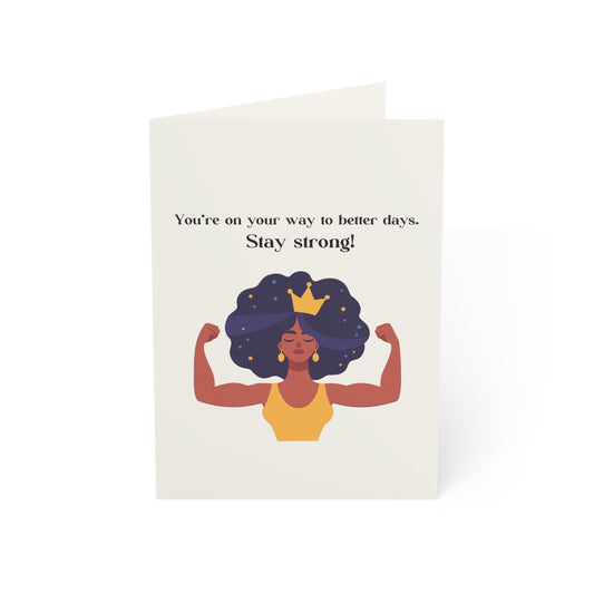 Stay Strong, Endometriosis greeting card