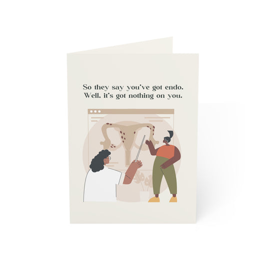 Lean on Me: A Card for Those Newly Diagnosed with Endo