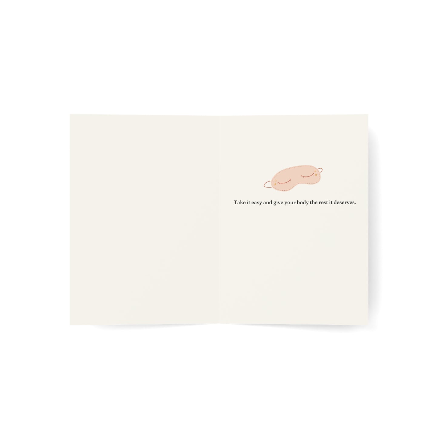 Recovery mode Endometriosis greeting card