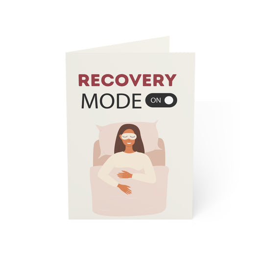 Recovery mode Endometriosis greeting card