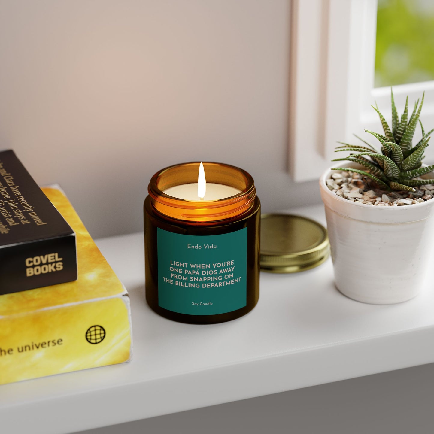 One Papà Dios Away Candle