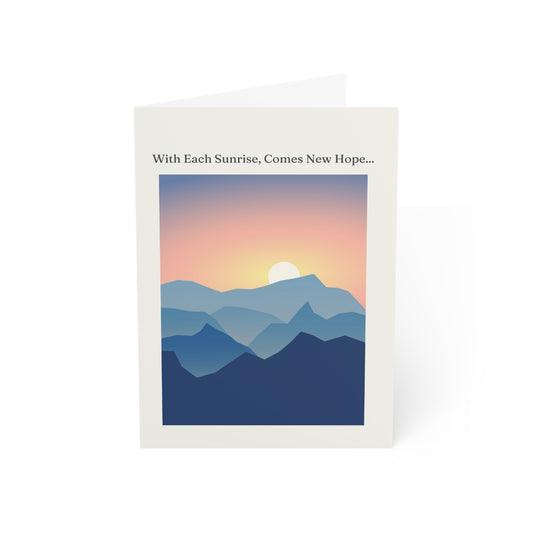 With Every Sunrise an Endo surgery recovery card