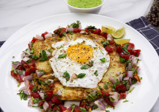 a pictures of huevos rancheros on a plate