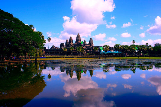 Sunrise over Anker Wat in Cambodia